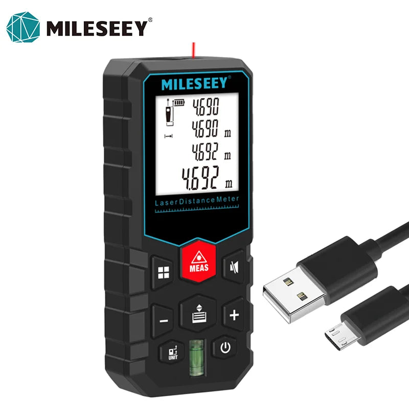 Télémètre Laser Mileseey X5 Rechargeable 40m à 120m - Mesure Précise