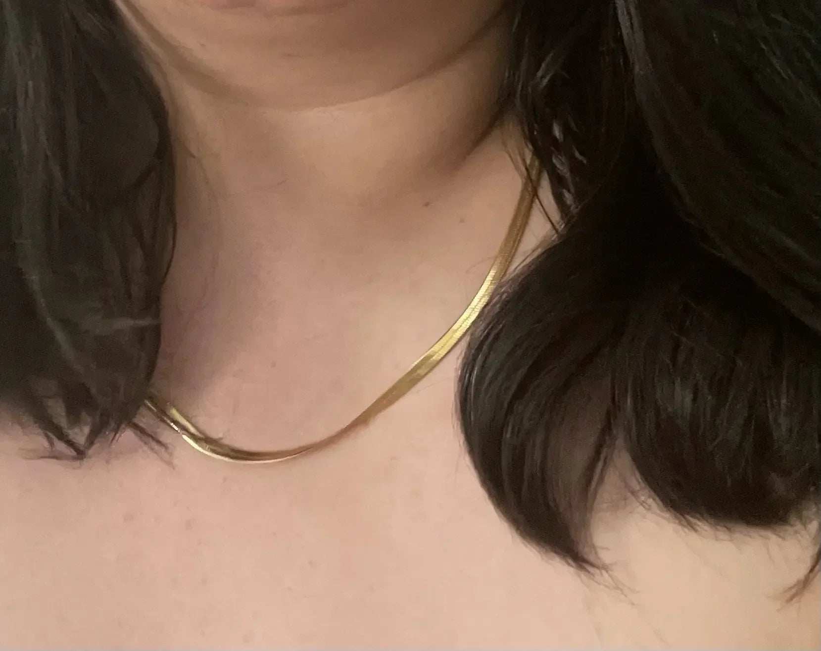 Collier Chaîne Serpent Acier Inoxydable 3 mm Doré - Waterproof Plusieurs Longueurs
