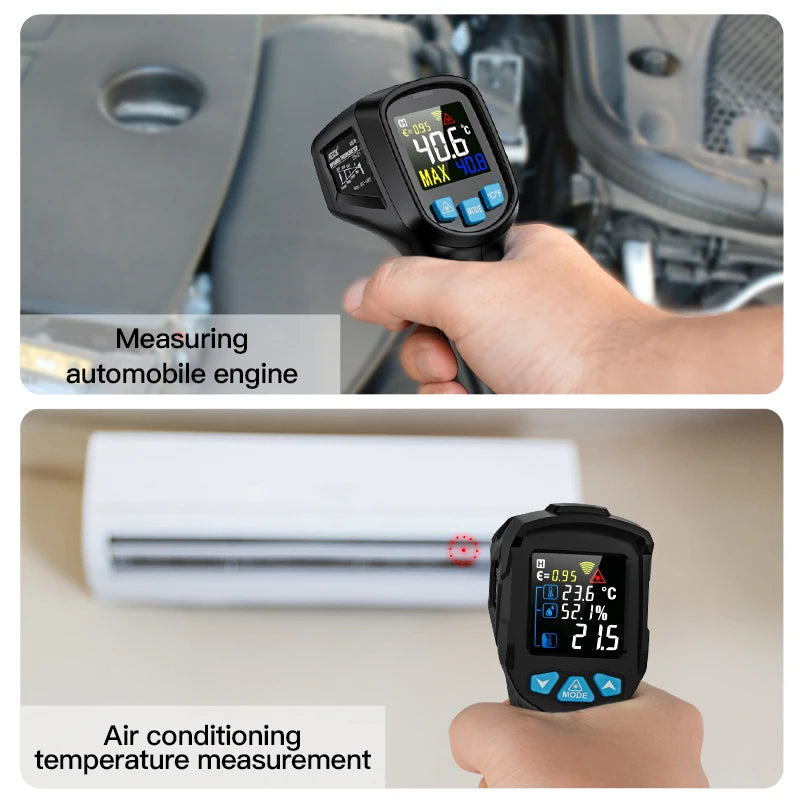 Thermomètre Infrarouge Digital Mestek 50-800°C - Laser sans Contact