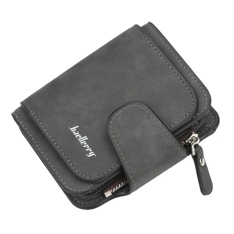 Portefeuille Femme Cuir Grande Capacité - Multi-Cartes et Poche Monnaie