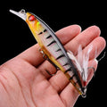 Leurre de Pêche Minnow Laser 11 cm 13 g - Crankbait avec Hameçons