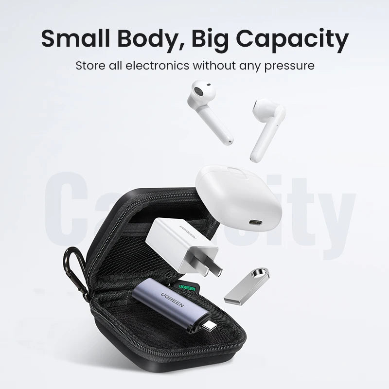 Étui Rigide UGREEN pour AirPods / Écouteurs - Protection et Rangement