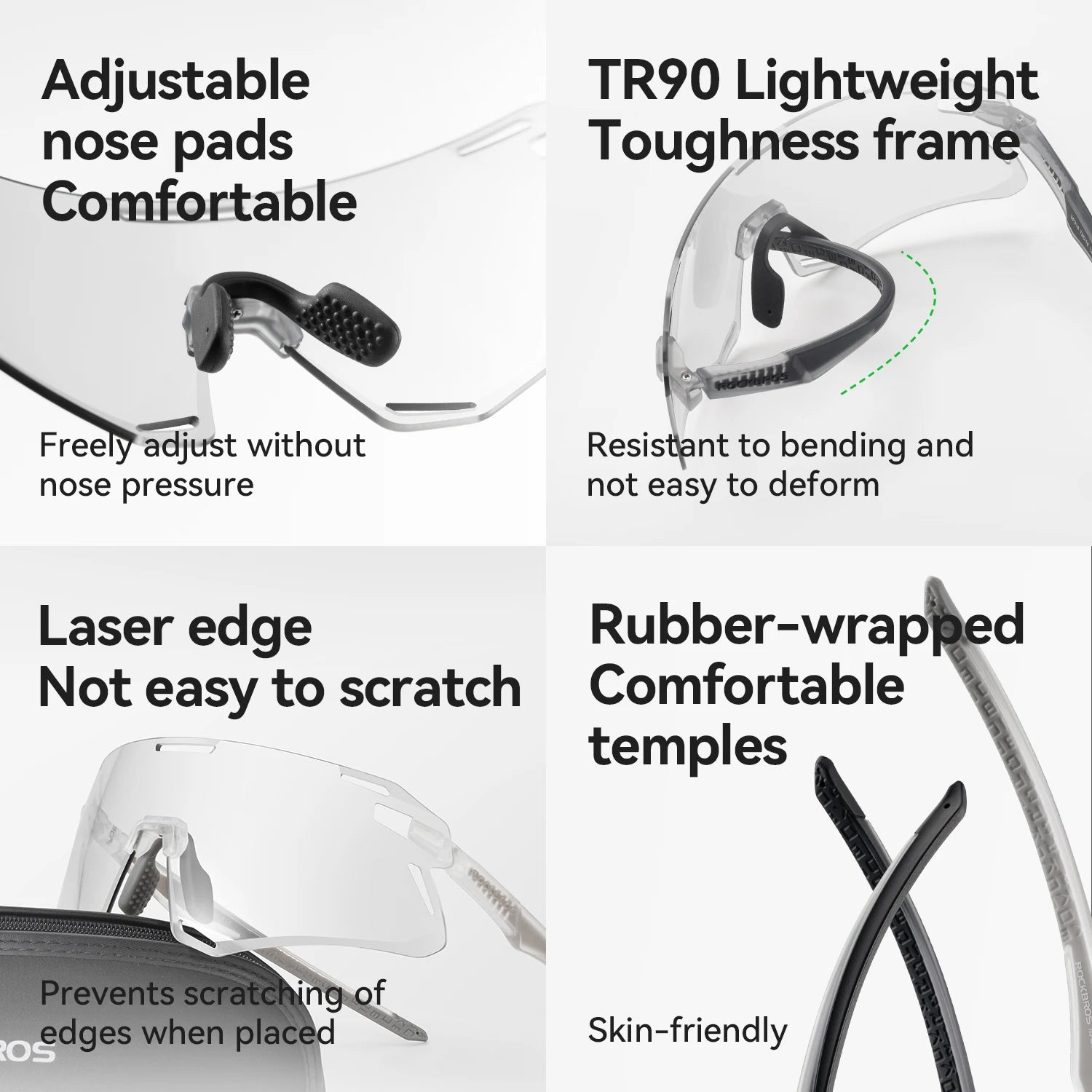 Lunettes Photochromiques RockBros pour Vélo Homme - Sports Outdoor