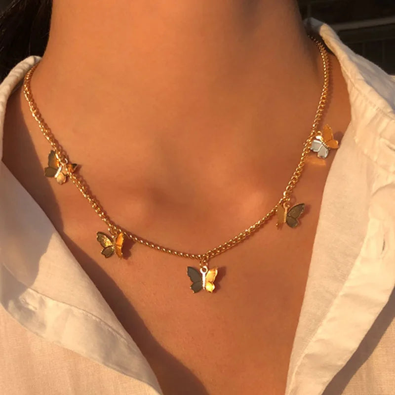 Collier Pendentif Minimaliste - Argenté pour Femme
