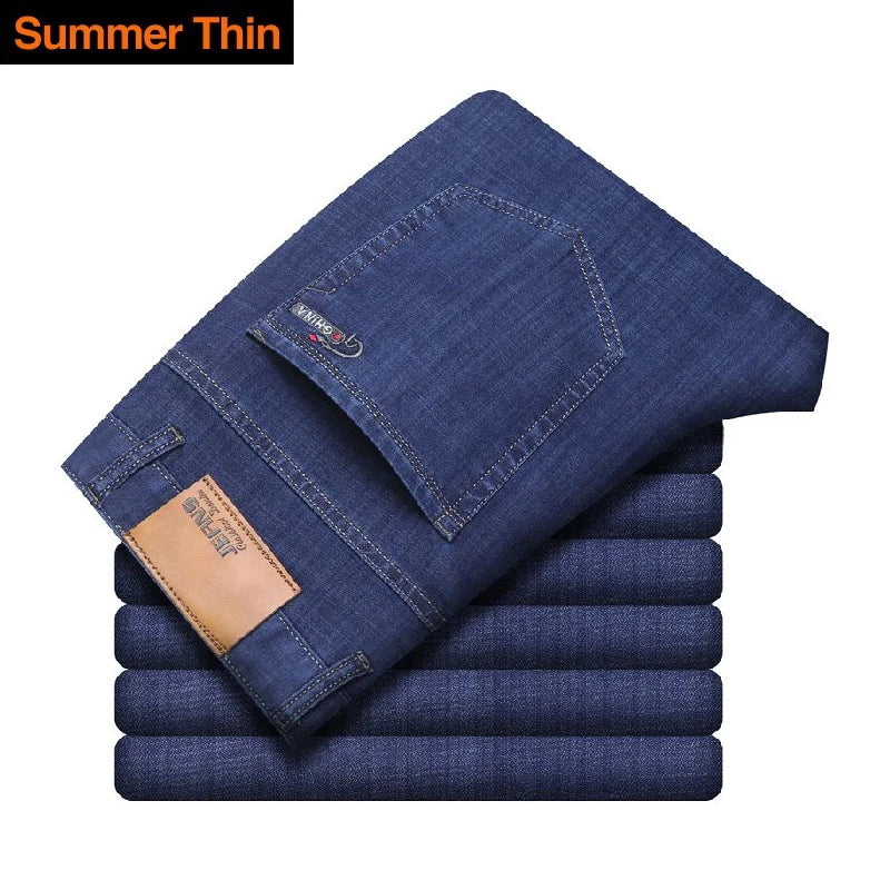 Jean Homme Slim Stretch Business Casual - Droit et Confortable
