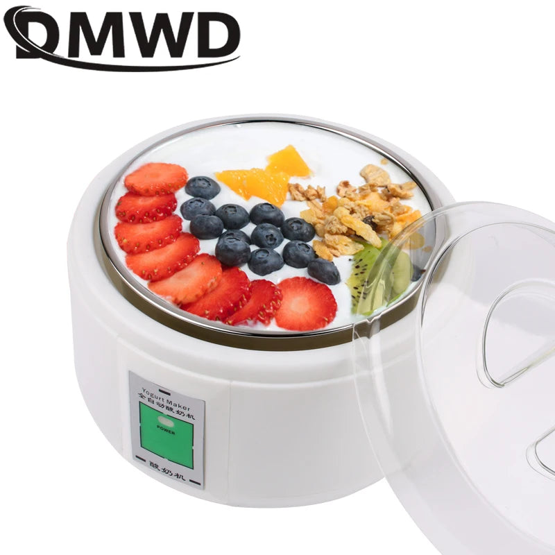 Mini Yaourtière Automatique avec 7 Pots Individuels – 1.5L, 15W
