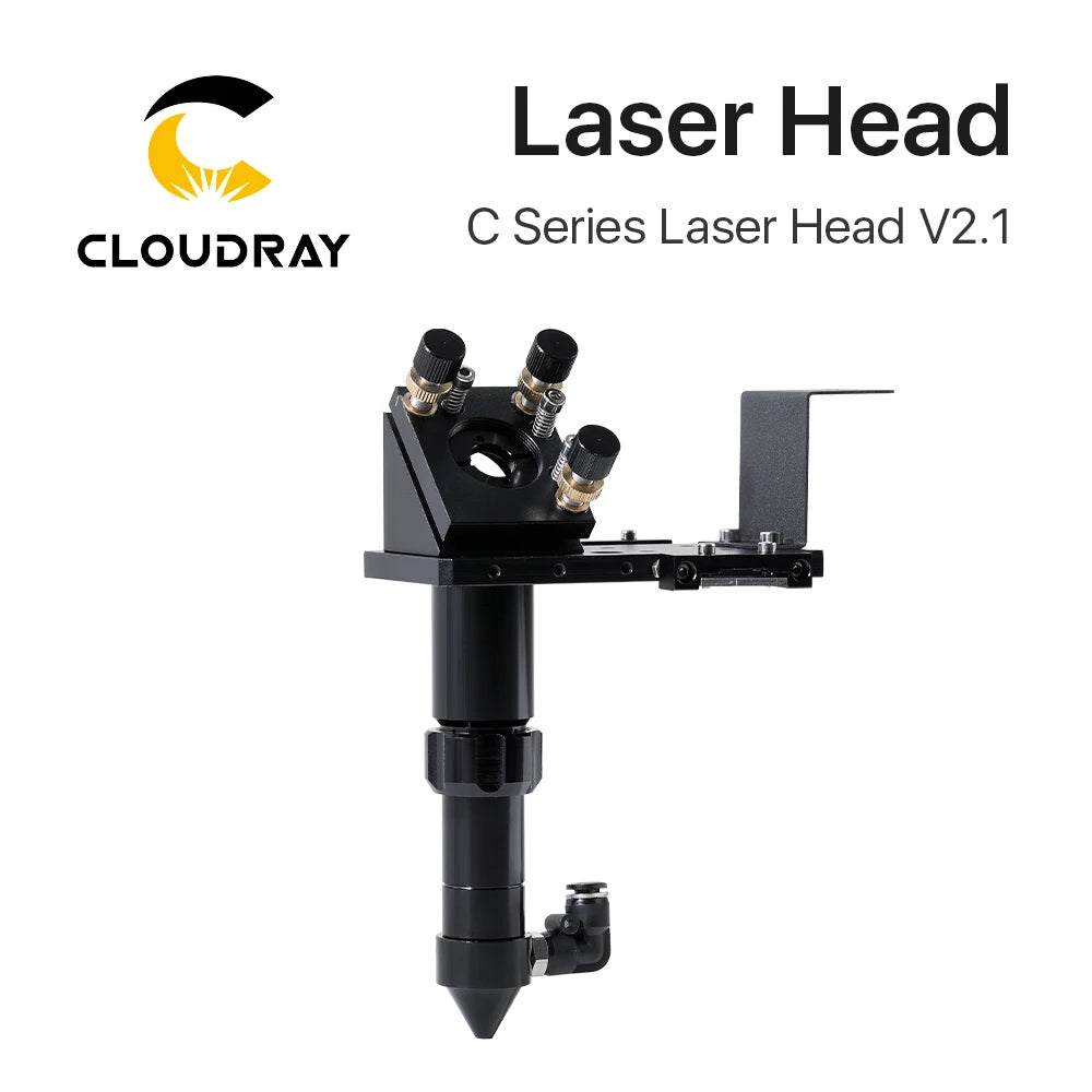 Tête Laser CO2 Cloudray C-Series - Lentille FL38.1 à 101.6 mm