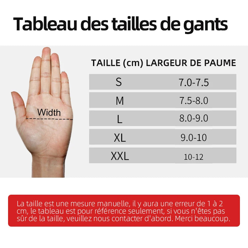 Gants Vélo Demi-Doigts RockBros - Anti-Choc et Respirants pour MTB
