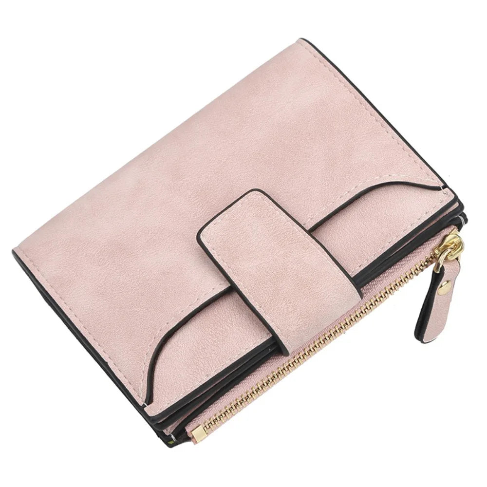 Portefeuille Femme Cuir Grande Capacité - Multi-Cartes et Poche Monnaie