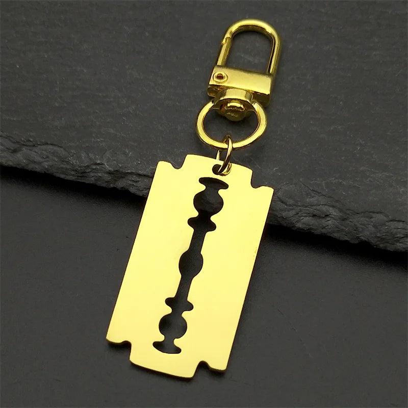 Collier Pendentif Lame Gothique Acier Inoxydable Noir