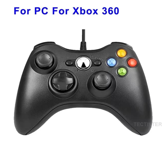 Manette Filaire Xbox 360 / PC - Contrôleur Gamepad USB Classique