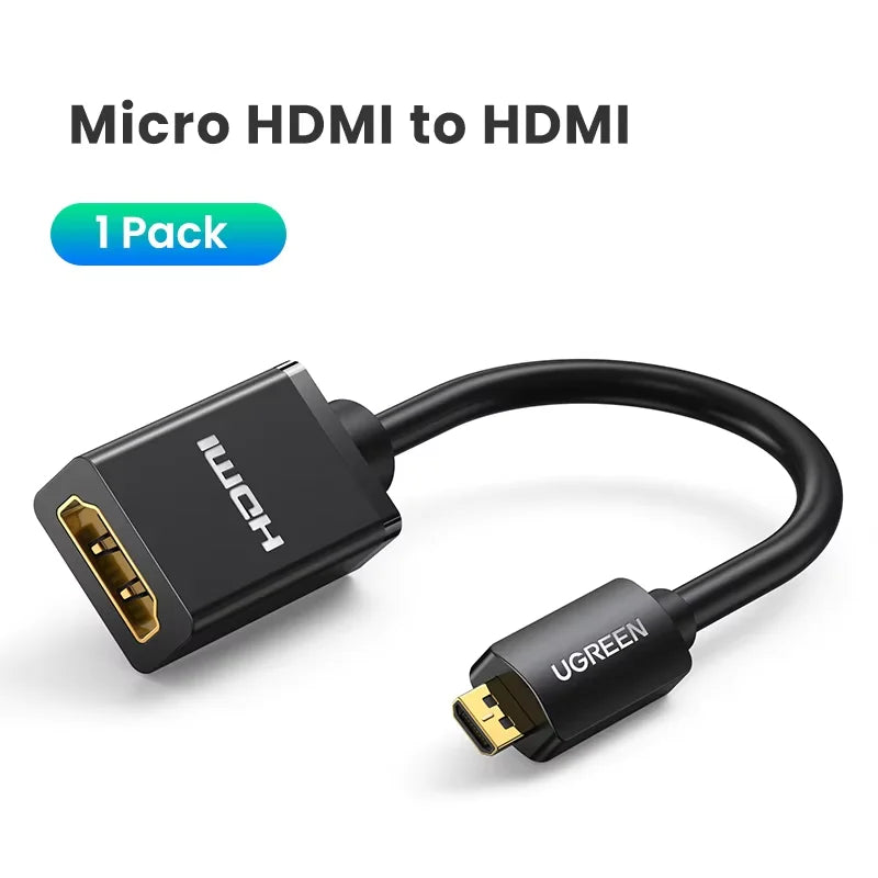 Adaptateur Micro HDMI UGREEN 4K 60Hz - Mâle vers Femelle