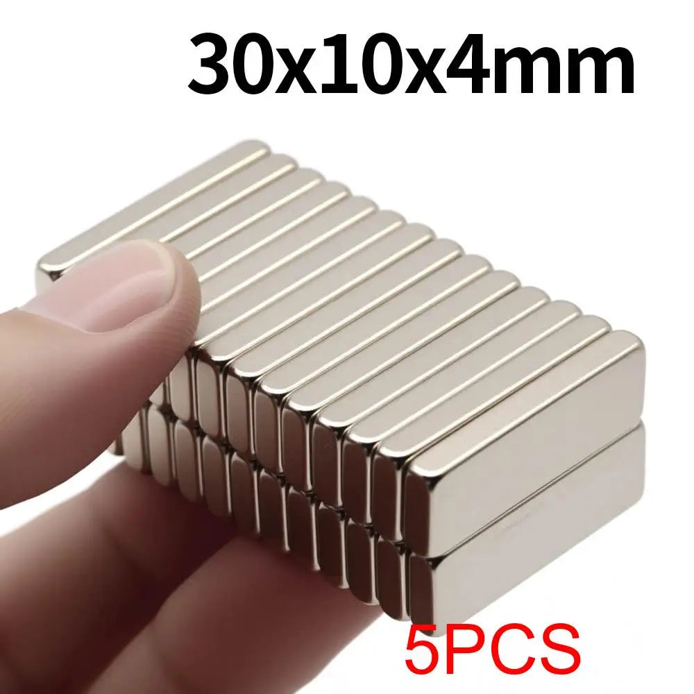 Aimant Néodyme Super Puissant N35 30x10x4 mm - Bloc Magnétique Fort