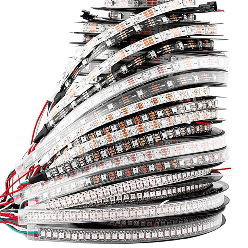 Bande LED WS2812B RGB Addressable 5V - Bandeau Intelligent DMX