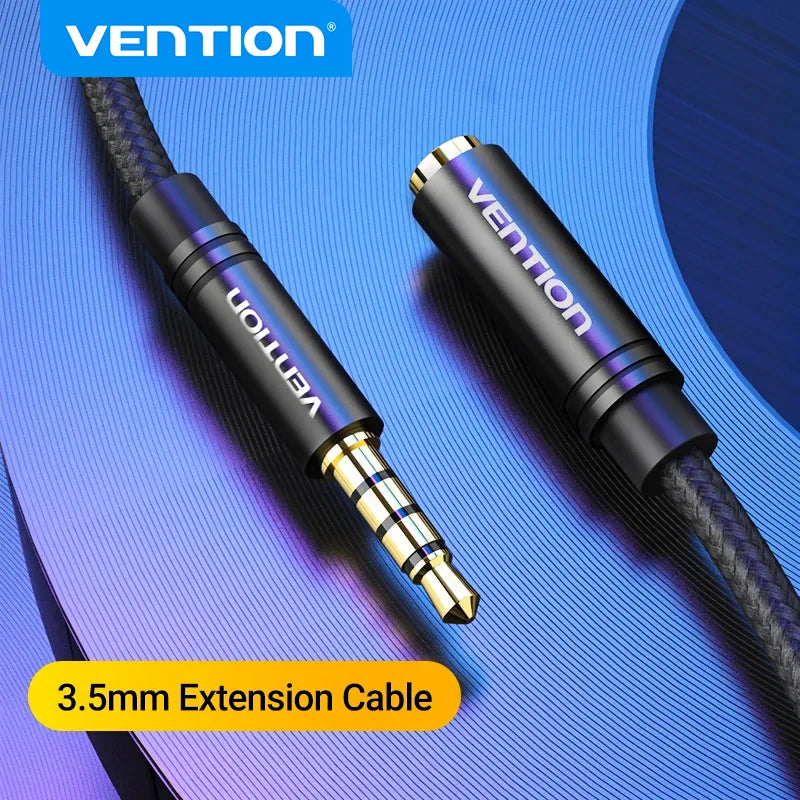 Câble Extension Jack 3.5 mm AUX - Pour Voiture, PC, TV, Smartphone