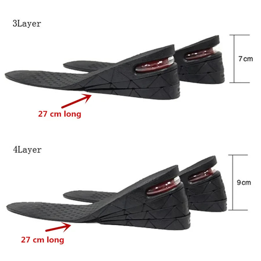 Semelles Rehausseuses 3-9 cm - Augmente la Taille Discrètement