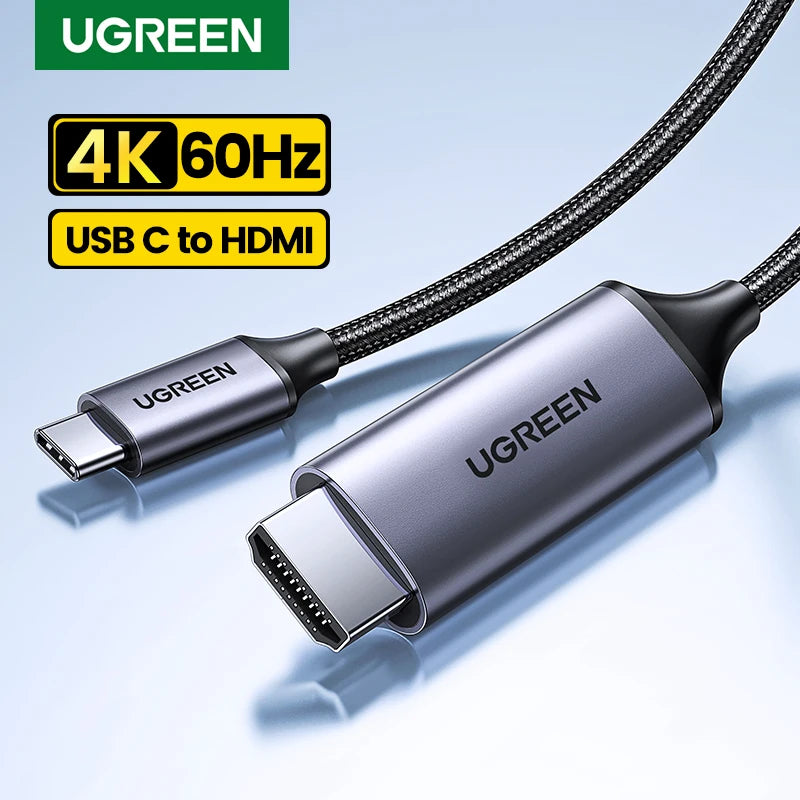 Câble USB-C vers HDMI UGREEN 4K - Pour iPhone 15, MacBook, TV