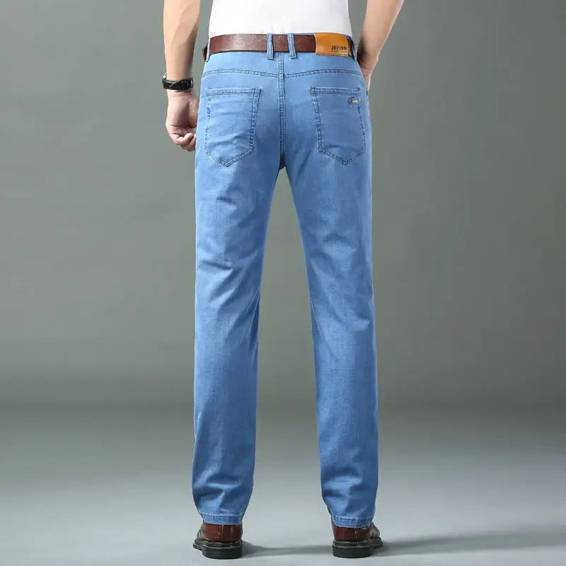 Jean Homme Slim Stretch Business Casual - Droit et Confortable