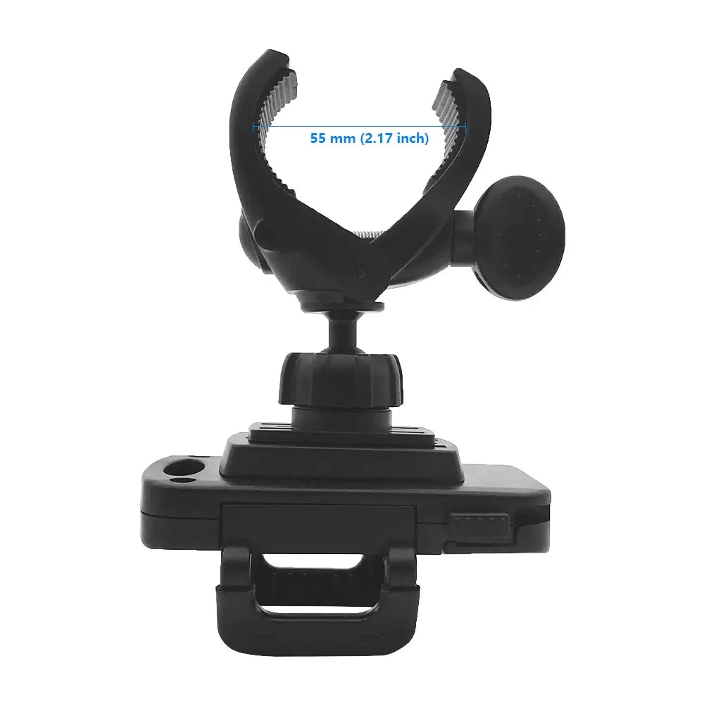 Support Téléphone Vélo/Moto Universel - Rotation 360° et Crochet