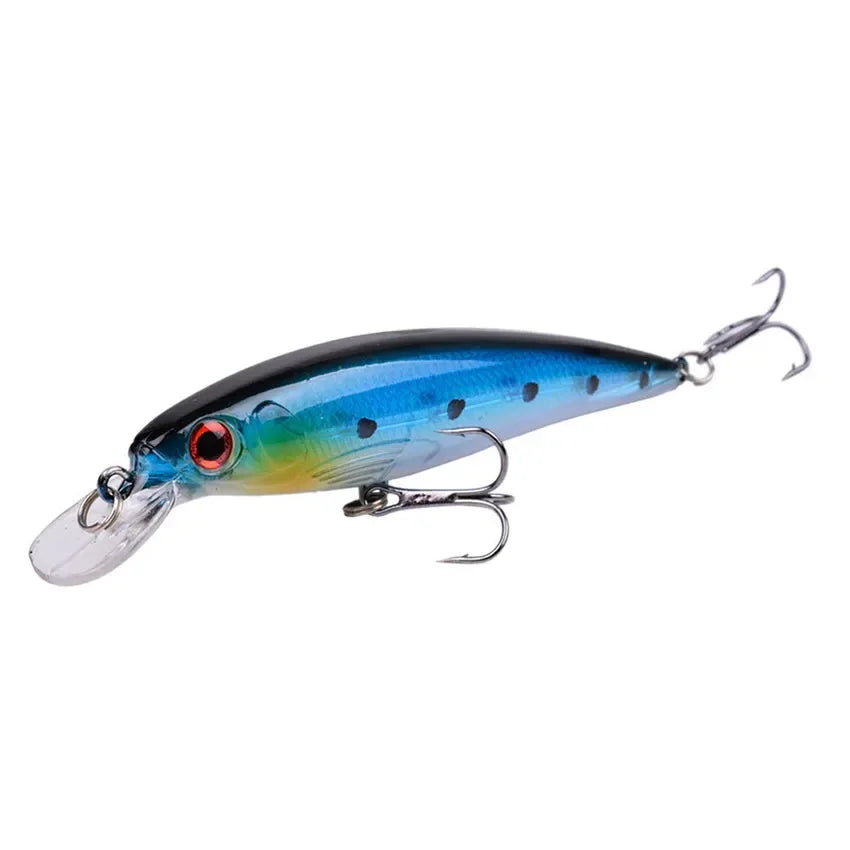 Leurre de Pêche Minnow Laser 11 cm 13 g - Crankbait avec Hameçons