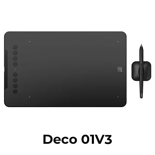 Tablette Graphique XPPen Deco 01 V3 10" 16384 Niveaux de Pression