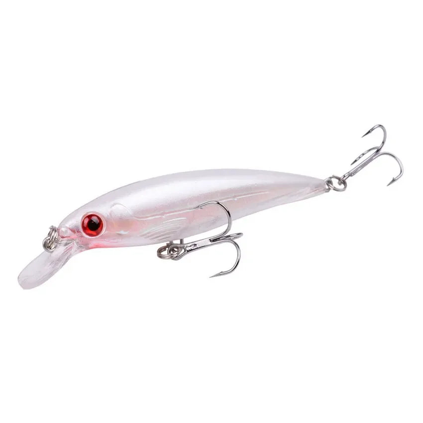 Leurre de Pêche Minnow Laser 11 cm 13 g - Crankbait avec Hameçons