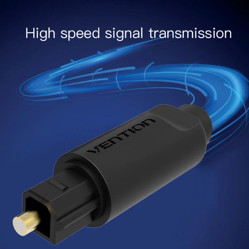 Câble Optique Toslink SPDIF Vention - Audio Numérique 1m à 5m