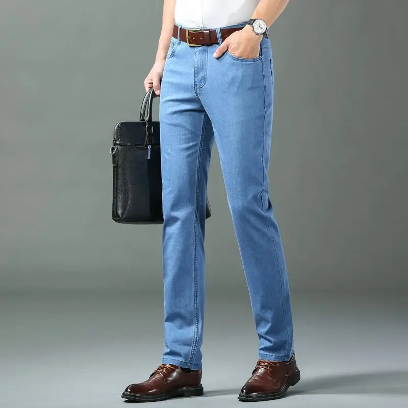 Jean Homme Slim Stretch Business Casual - Droit et Confortable