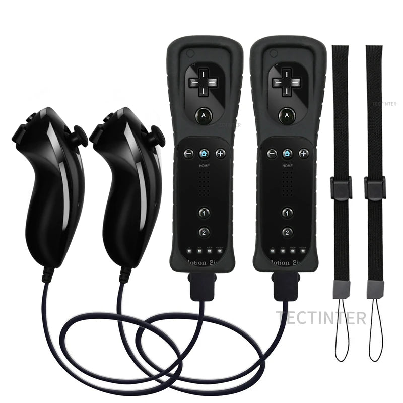 Manette 2-en-1 sans Fil pour Nintendo Wii - Gamepad avec Motion Plus