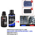 Kit Coating Céramique Voiture 9H Dpro - Protection Nano Liquide Verre