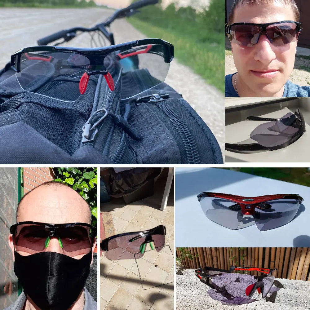 Lunettes Photochromiques RockBros pour Vélo - Verres qui S'adaptent à la Lumière