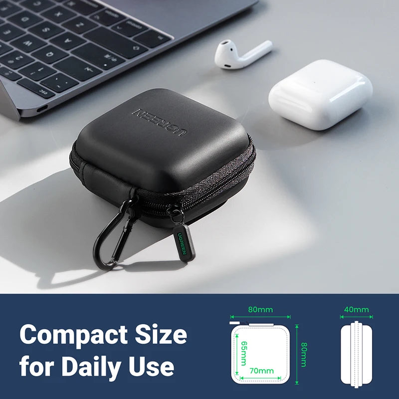 Étui Rigide UGREEN pour AirPods / Écouteurs - Protection et Rangement