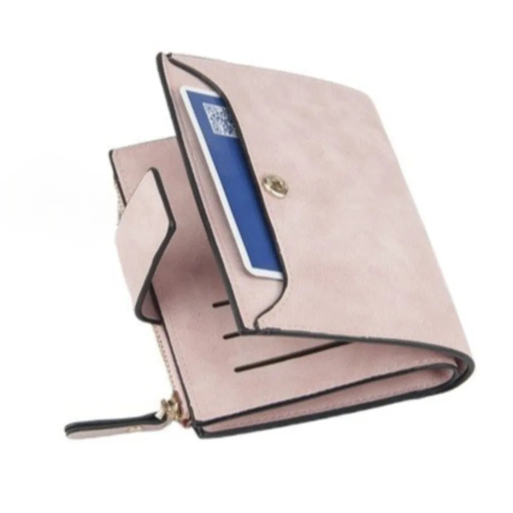 Portefeuille Femme Cuir Grande Capacité - Multi-Cartes et Poche Monnaie