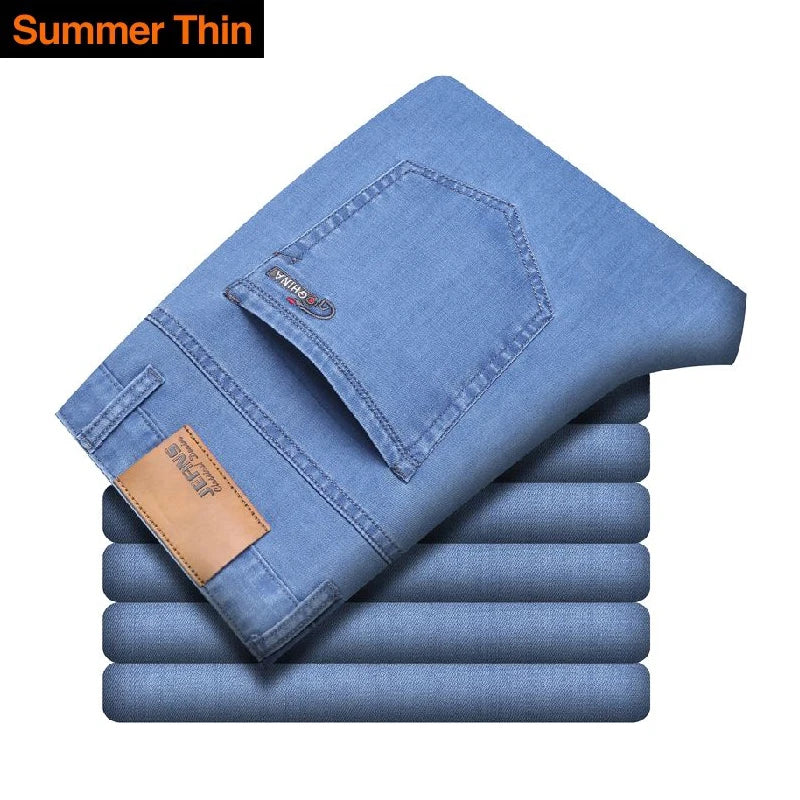 Jean Homme Slim Stretch Business Casual - Droit et Confortable