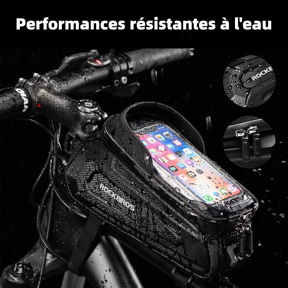 Sacoche Vélo Étanche Touchscreen RockBros - Top Tube Cadre MTB