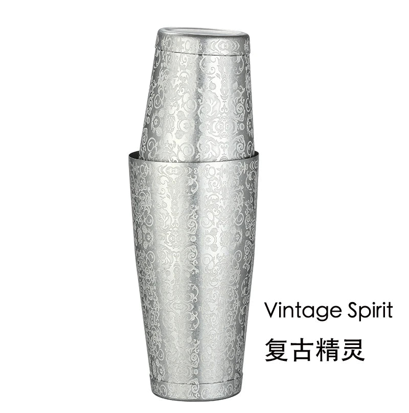 Shaker à Cocktail Boston 2 Pièces 18oz + 25oz - Professionnel Barman