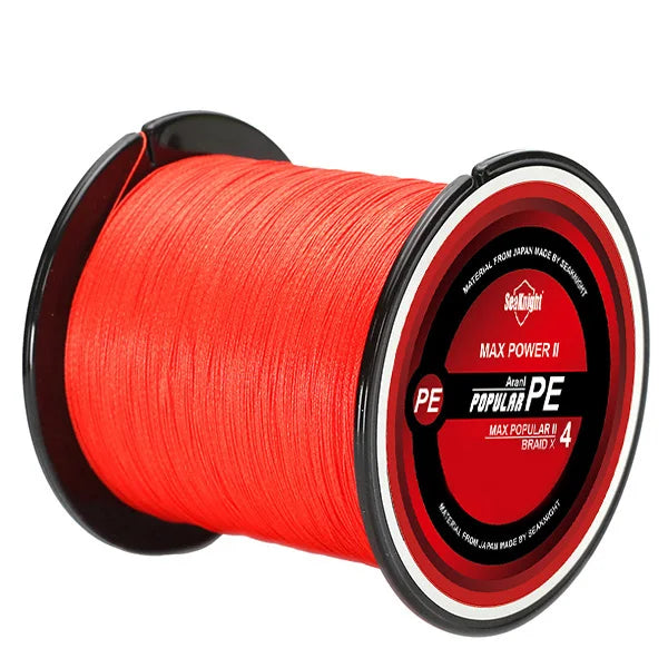 Fil de Pêche Tressé SeaKnight TriPoseidon 4 Brins 300m - 8 à 60 lb