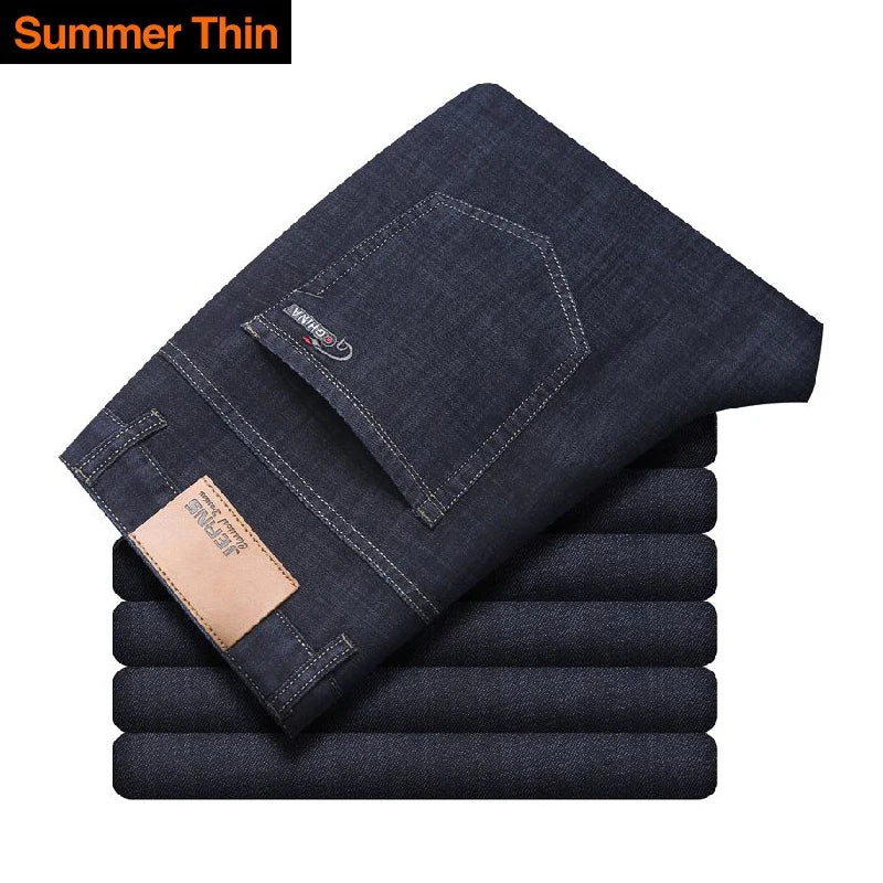 Jean Homme Slim Stretch Business Casual - Droit et Confortable