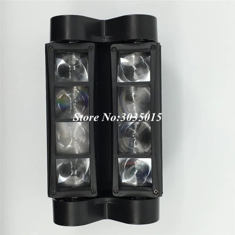 Mini Projecteur LED 8x3W RGBW Tête Mobile DMX512 - Éclairage Scène
