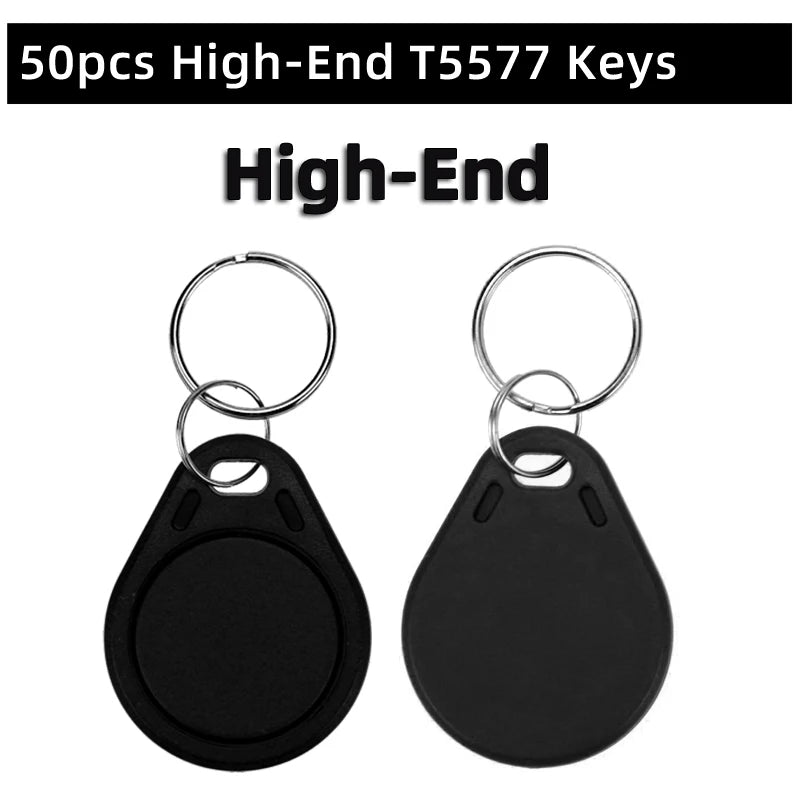 Badge RFID EM4305/T5577 Réinscriptible - Lot de 50 Porte-clés