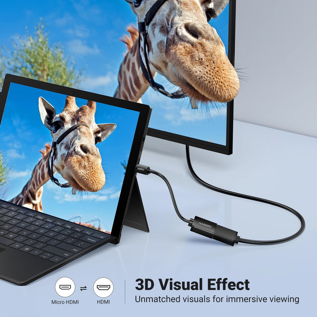 Adaptateur Micro HDMI UGREEN 4K 60Hz - Mâle vers Femelle