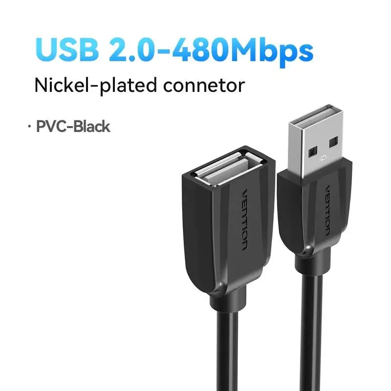 Câble Extension USB 3.0 Vention Mâle/Femelle - Haute Vitesse
