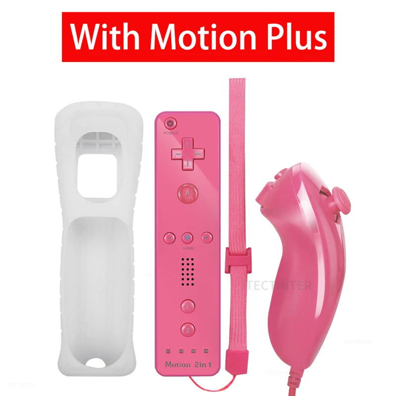 Manette 2-en-1 sans Fil pour Nintendo Wii - Gamepad avec Motion Plus