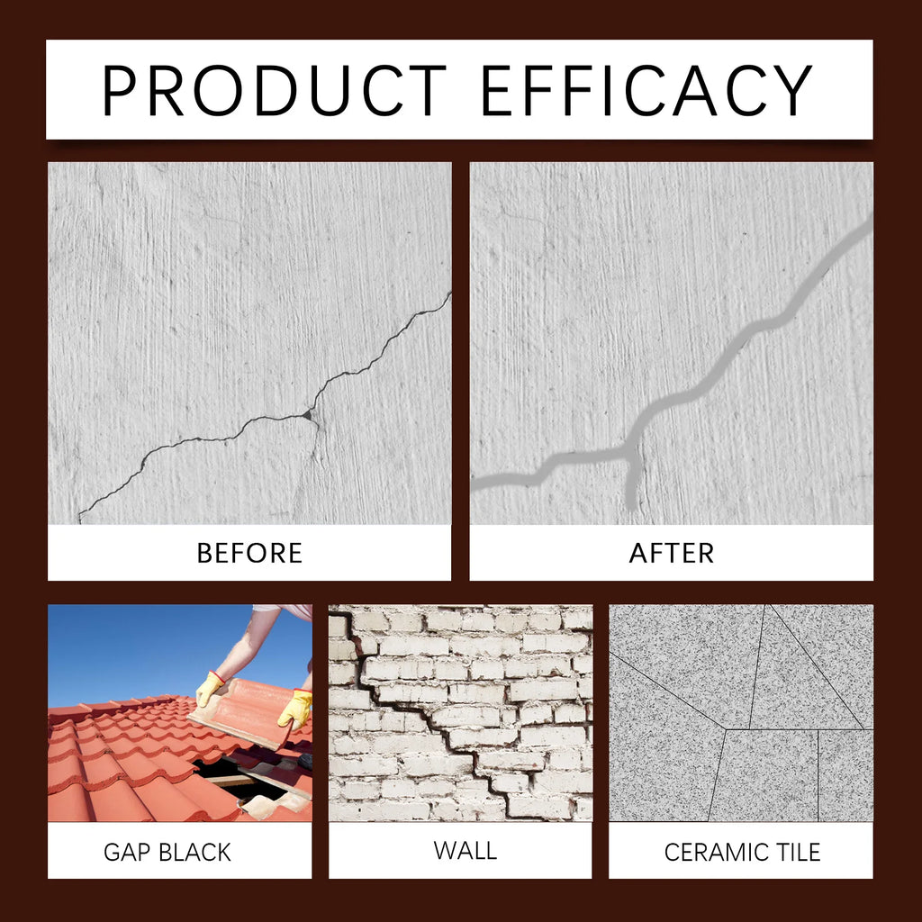 Mastic à Fissures Béton Auto-Nivelant - Réparation Allée et Maçonnerie