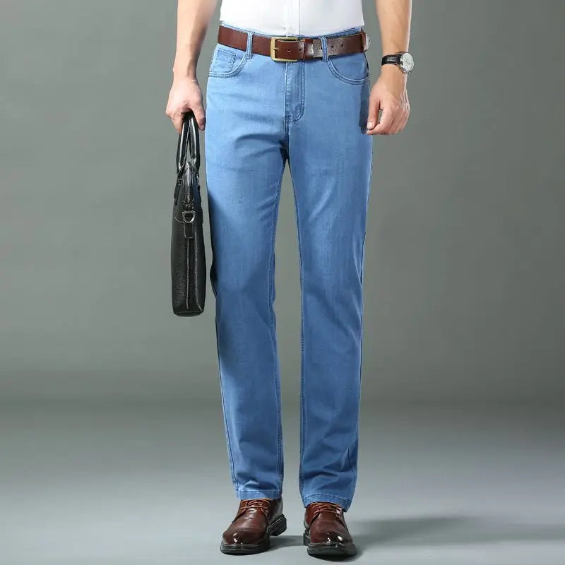 Jean Homme Slim Stretch Business Casual - Droit et Confortable