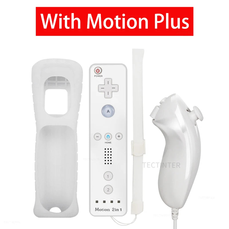 Manette 2-en-1 sans Fil pour Nintendo Wii - Gamepad avec Motion Plus