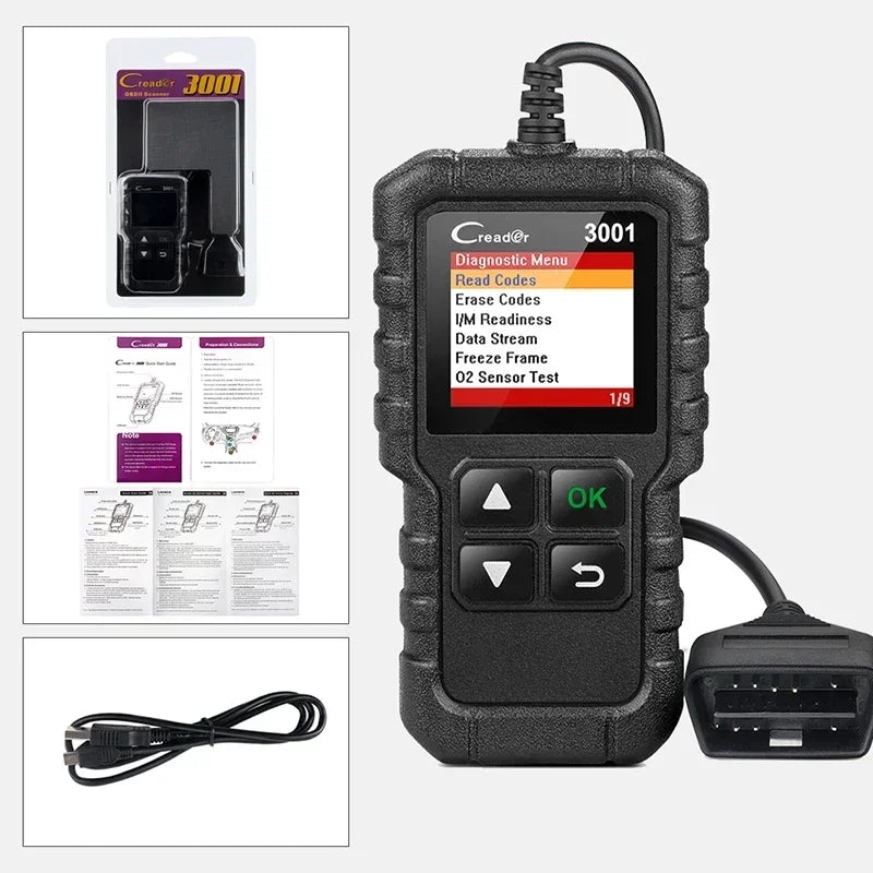 Valise Diagnostic OBD2 Launch X431 CR3001 - Outil Pro pour Mécaniciens