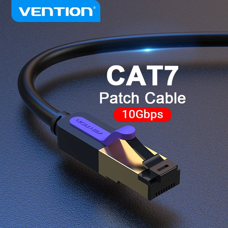 Câble Ethernet Cat7 STP RJ45 Vention - Réseau Haut Débit Blindé