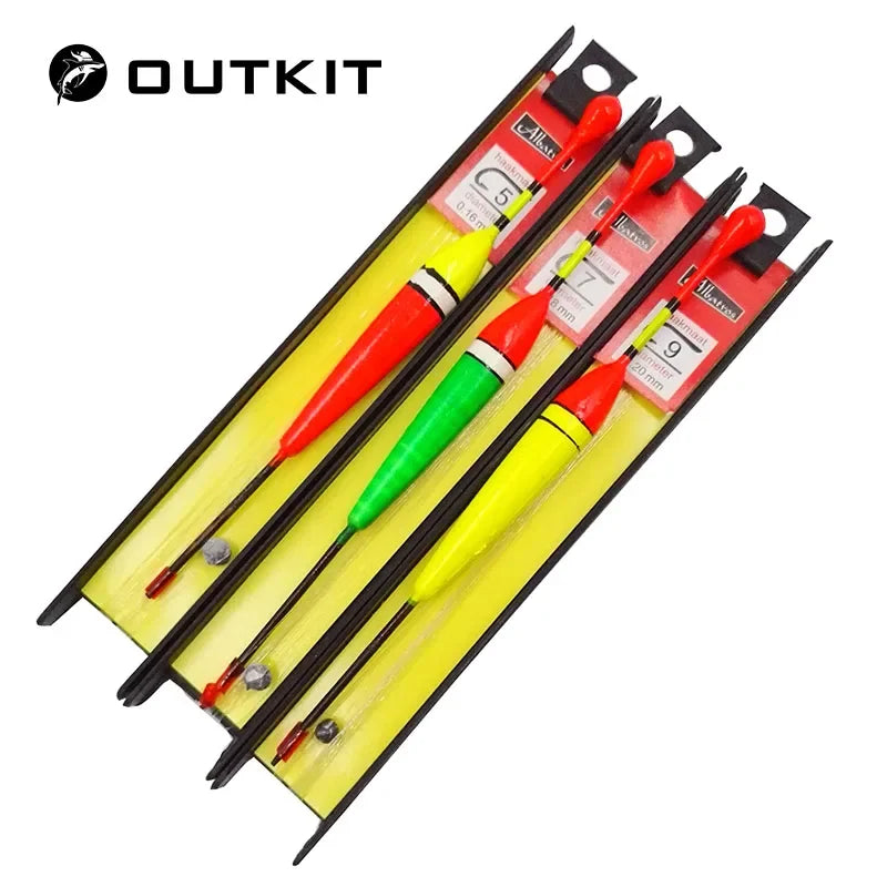 Kit 3 Flotteurs + Hameçons pour Pêche à la Carpe - Tackle Complet