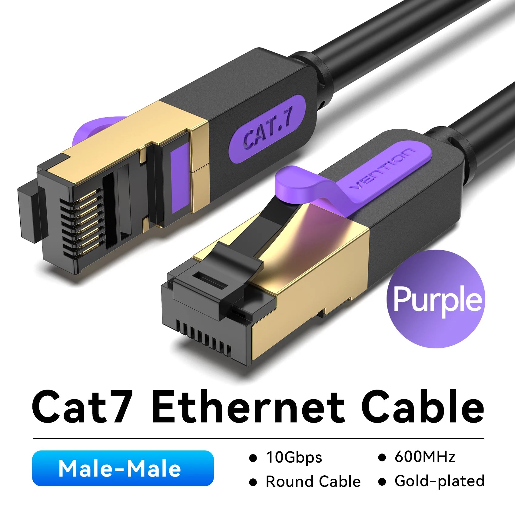 Câble Ethernet Cat7 STP RJ45 Vention - Réseau Haut Débit Blindé